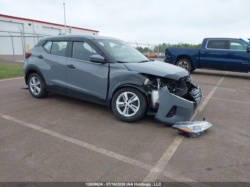2024 Nissan Kicks S, Front, IAAI, VIN 3N1CP5BVXRL533992