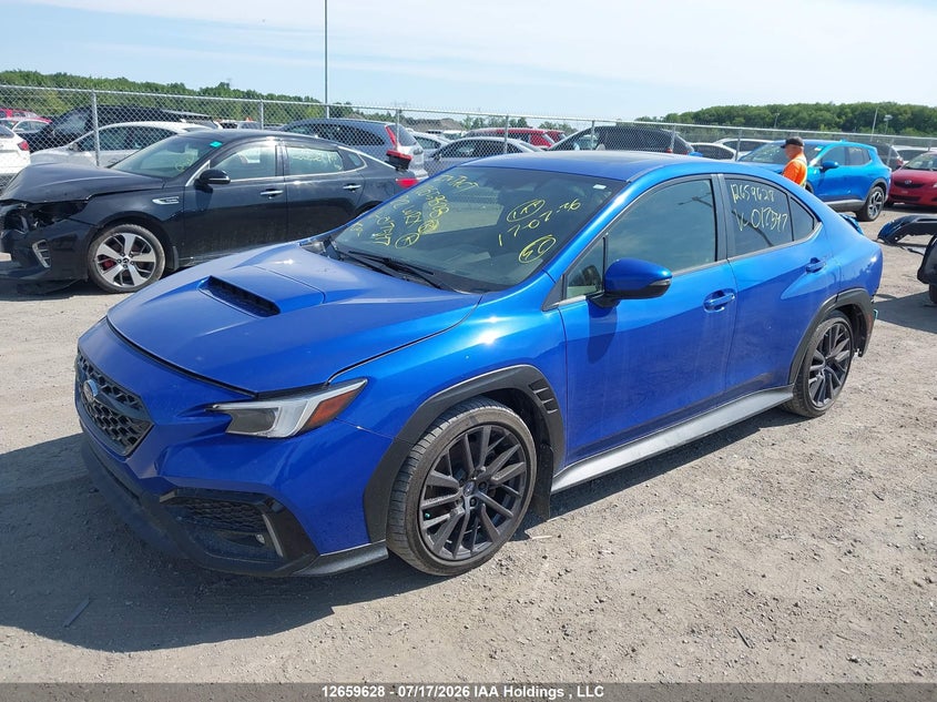 2022 Subaru WRX, Удар сзади, IAAI, VIN JF1VBAN66N8017547 — фото 2
