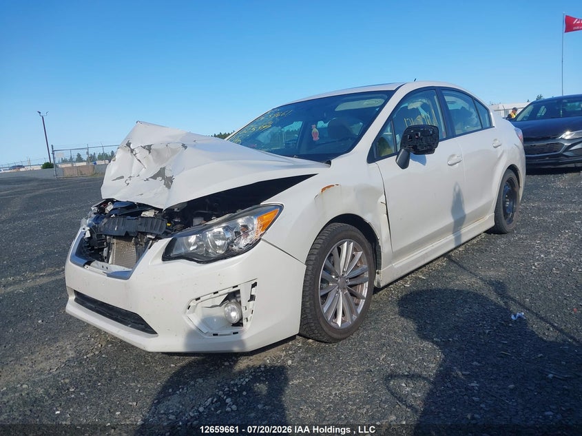 2014 Subaru Impreza, Удар спереди, IAAI, VIN JF1GJAD64EH025997 — фото 2
