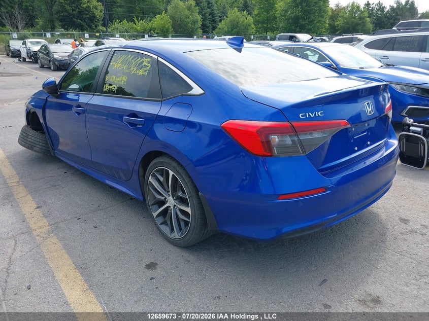 Vin: 2hgfe1f99ph001419, lot: 3061955, honda civic 20233