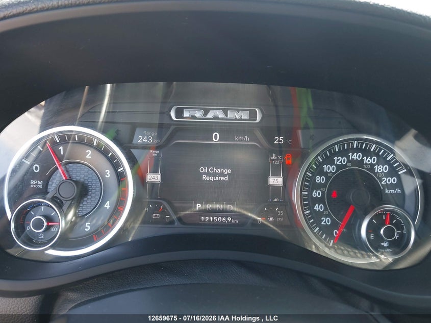 2020 RAM 2500 PICKUP 6.7L I6 FI OHV 24V NF4