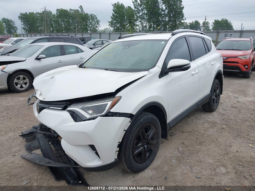 Vin: 2t3bfrev4hw643894, lot: 3061994, toyota rav4 le 20172