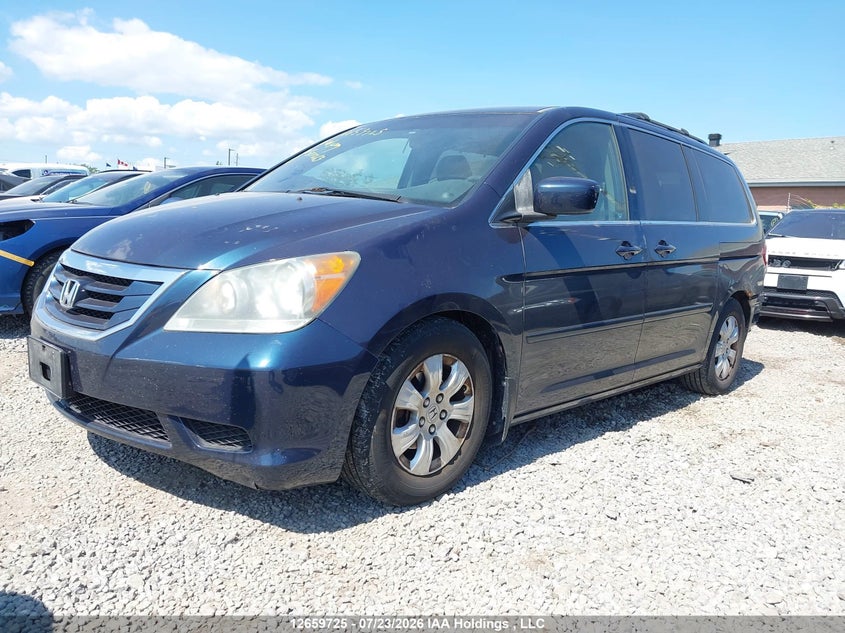 2010 Honda Odyssey, Удар спереду, IAAI, VIN 5FNRL3H58AB507263 — фото 2