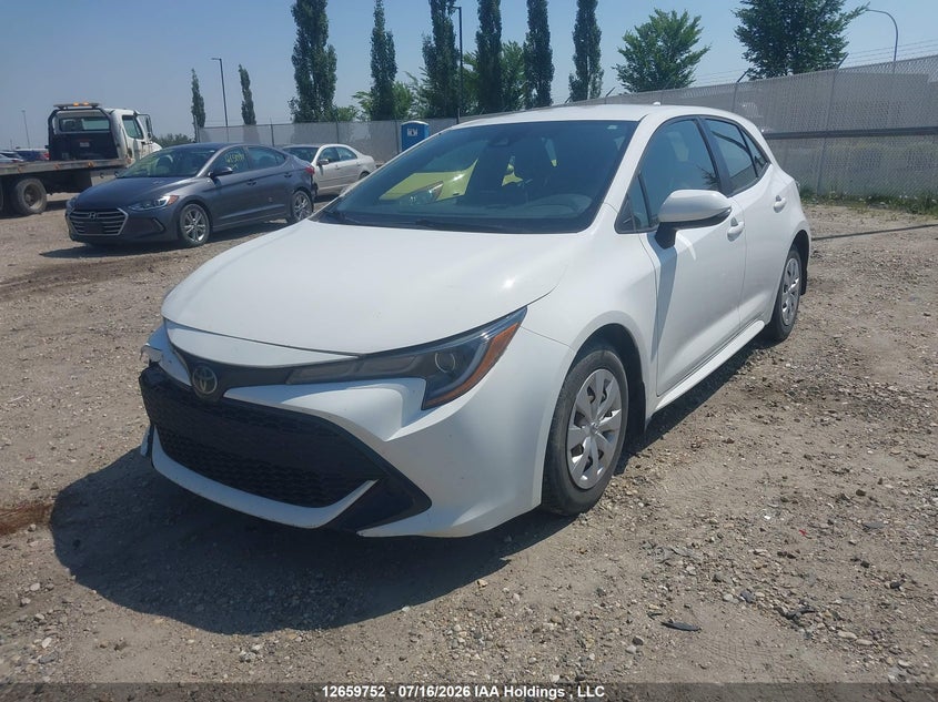 2019 Toyota Corolla, Изъятое, IAAI, VIN JTNK4RBEXK3004967 — фото 2