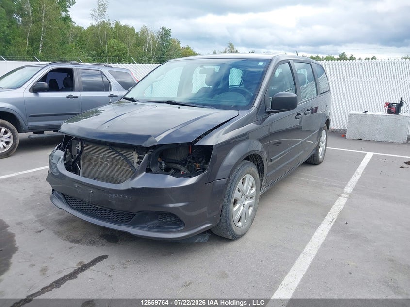 2016 Dodge Caravan, Front, IAAI, VIN 2C4RDGBGXGR145819 — photo 2