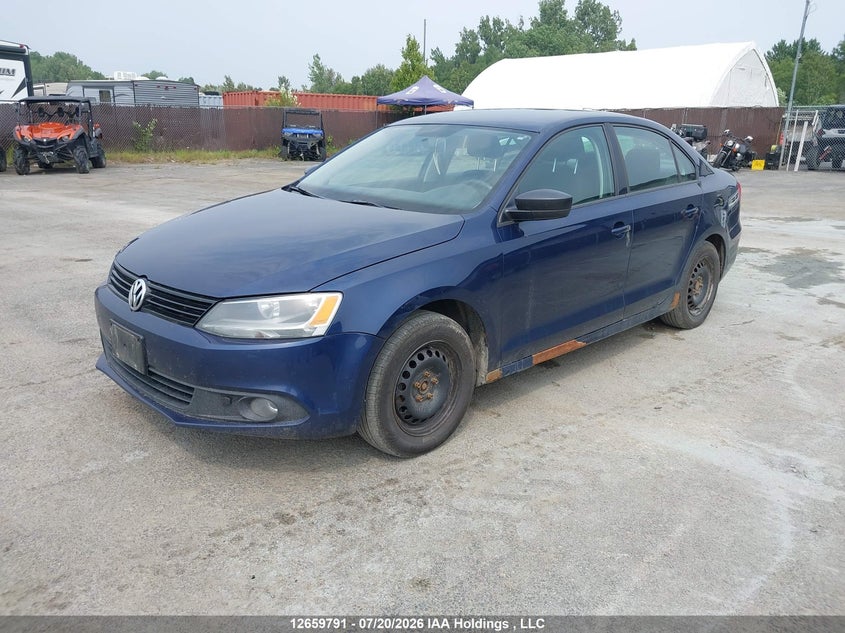 2013 Volkswagen Jetta, Благотворительность, IAAI, VIN 3VW2K7AJ7DM265503 — фото 2