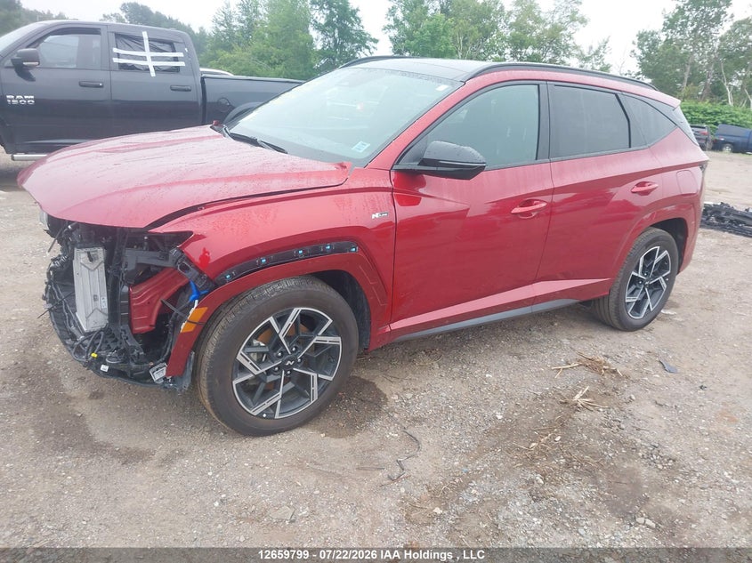 2026 Hyundai Tucson N-Line Hybrid Awd, Front, IAAI, VIN KM8JCDD10TU431291 — photo 2