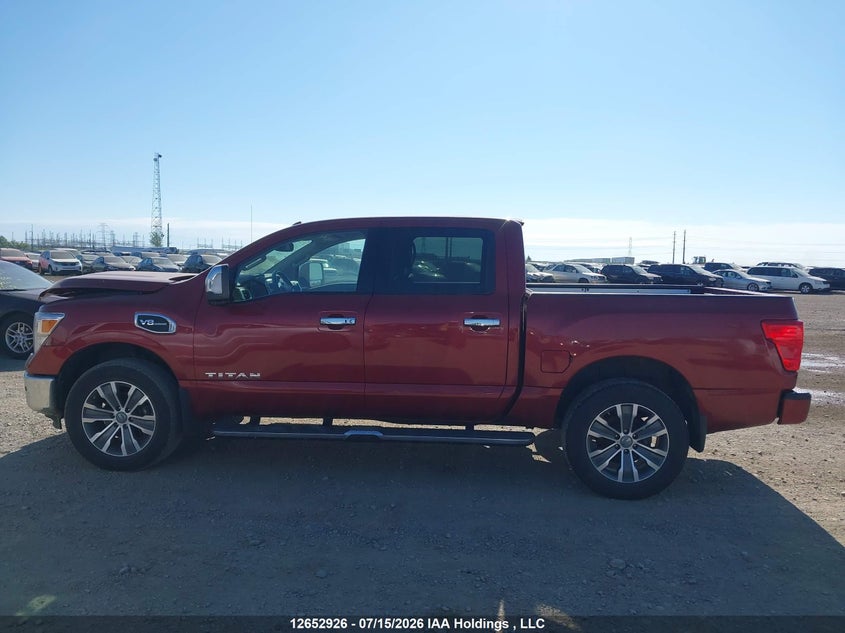 2017 Nissan Titan Platinum Reserve/Pro-4X/S/Sl/Sv VIN: 1N6AA1E53HN507658 Lot: 12652926x