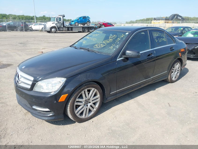 2011 Mercedes-Benz C 250 4Matic, Удар сзади, IAAI, VIN WDDGF8FB6BA507962 — фото 2