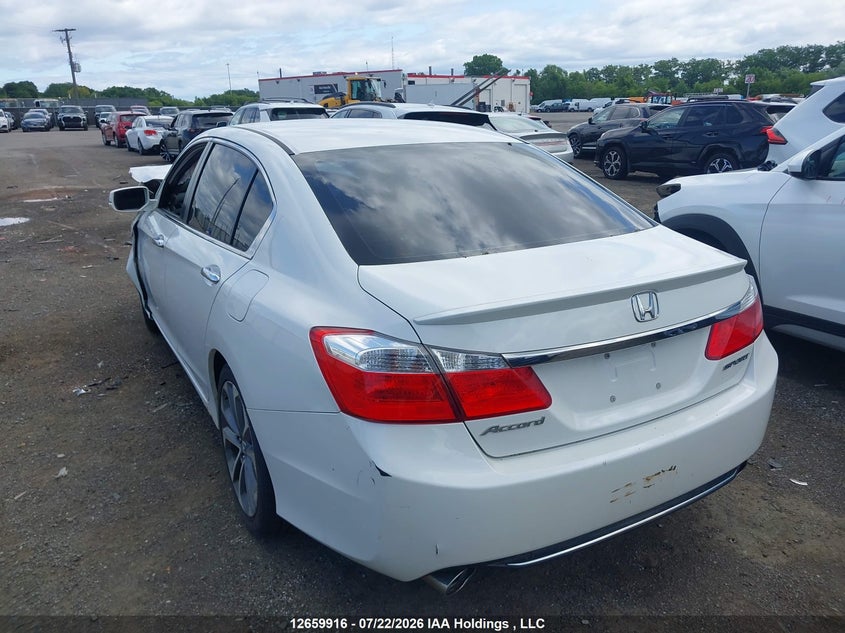 Vin: 1hgcr2f57ea805398, lot: 3062210, honda accord sport 20143