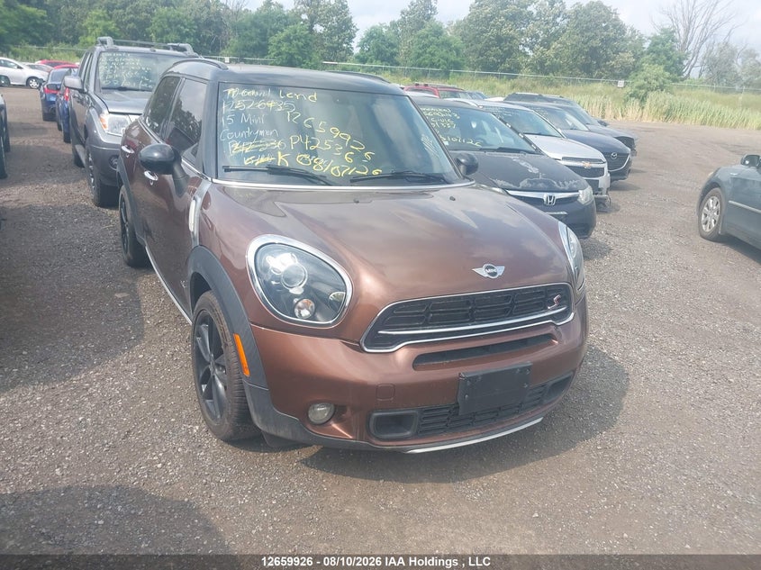 2015 Mini Countryman Cooper S, Можливі проблеми з механікою, IAAI, VIN WMWZC5C54FWP42536