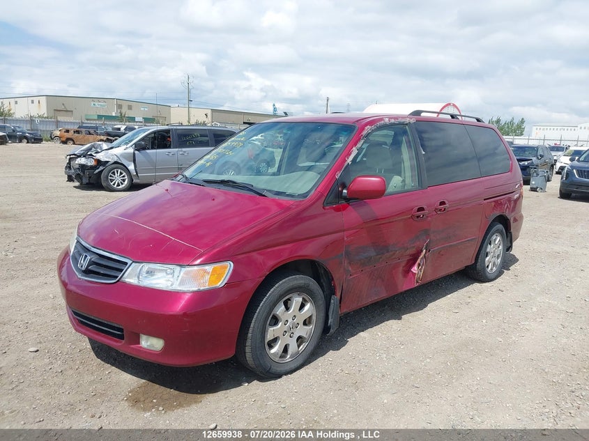 2004 Honda Odyssey, Лівий бік, IAAI, VIN 2HKRL18654H000565 — фото 2