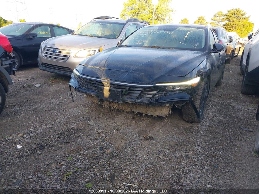Vin: kmhln4dj0su132613, lot: 3062292, hyundai elantra luxury hybrid 20252