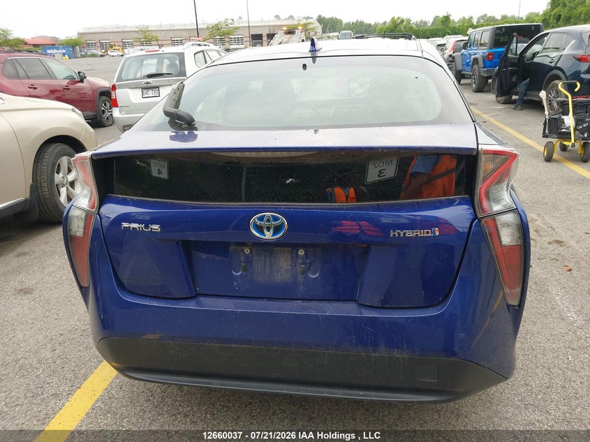 2016 Toyota Prius Technology/Touring VIN: JTDKBRFU2G3504740 Lot: 12660037