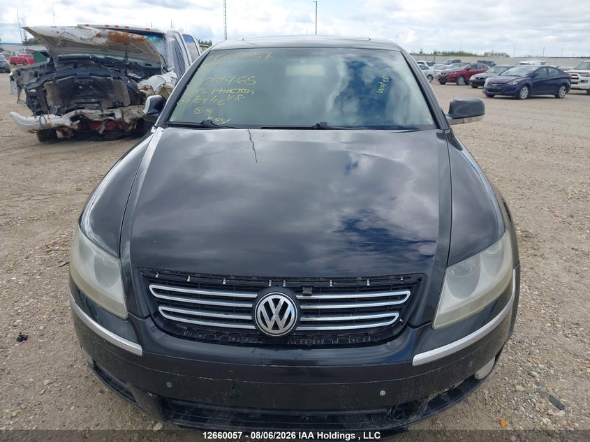 2005 VOLKSWAGEN PHAETON SEDAN 4.2L V-8 DOHC, VVT, 335HP