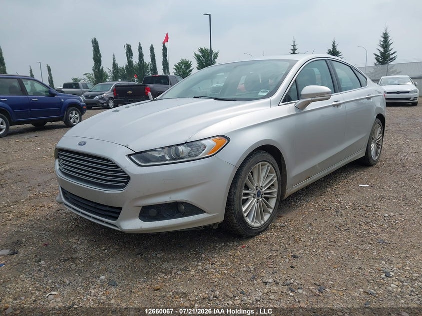 2016 Ford Fusion, Правый зад, IAAI, VIN 3FA6P0T93GR309171 — фото 2