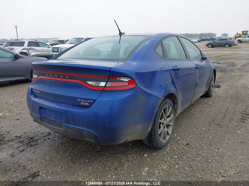 Vin: 1c3cdfbb8ed826442, lot: 3062389, dodge dart sxt 20144