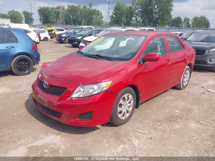 2009 Toyota Corolla, Front, IAAI, VIN 2T1BU40E79C063776 — photo 2
