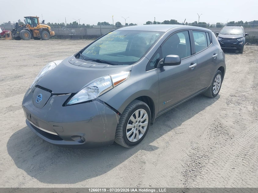 Vin: 1n4az0cp1gc306870, lot: 3062420, nissan leaf s 20162