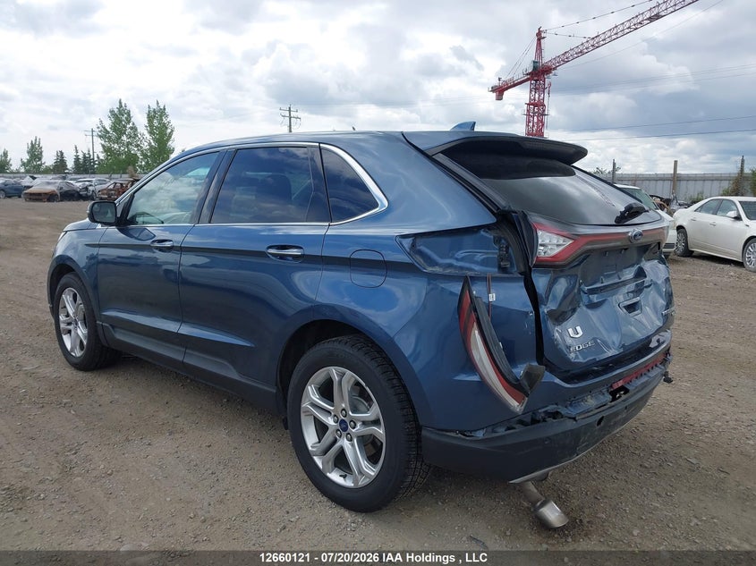 Vin: 2fmpk4k96jbc07855, lot: 3062422, ford edge titanium 20183