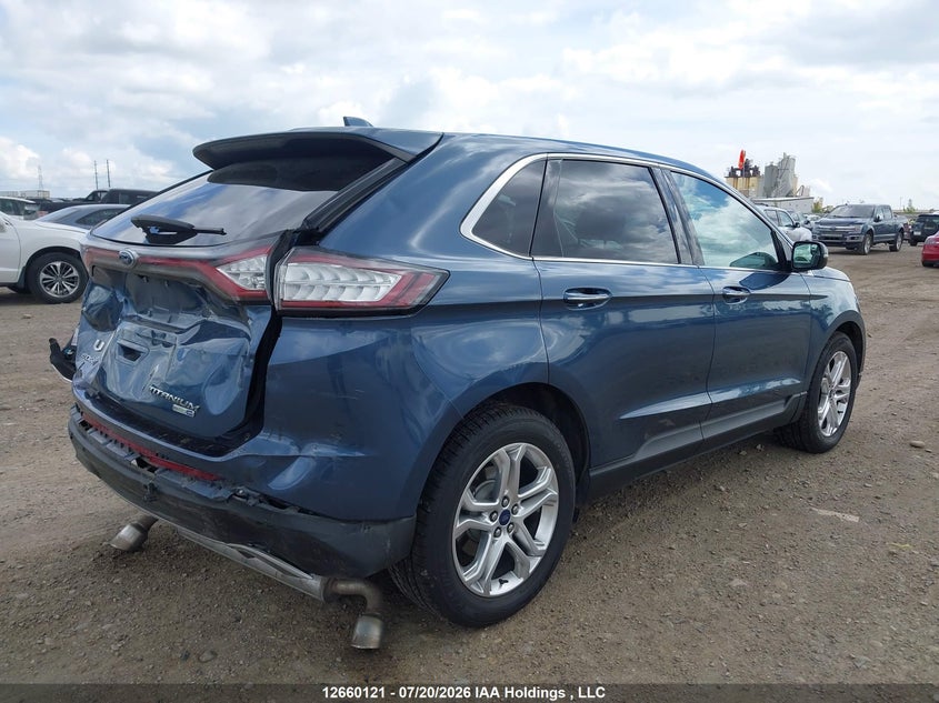 Vin: 2fmpk4k96jbc07855, lot: 3062422, ford edge titanium 20184