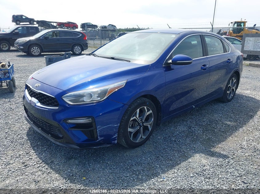 2019 Kia Forte, Удар спереду, IAAI, VIN 3KPF54ADXKE116630 — фото 2