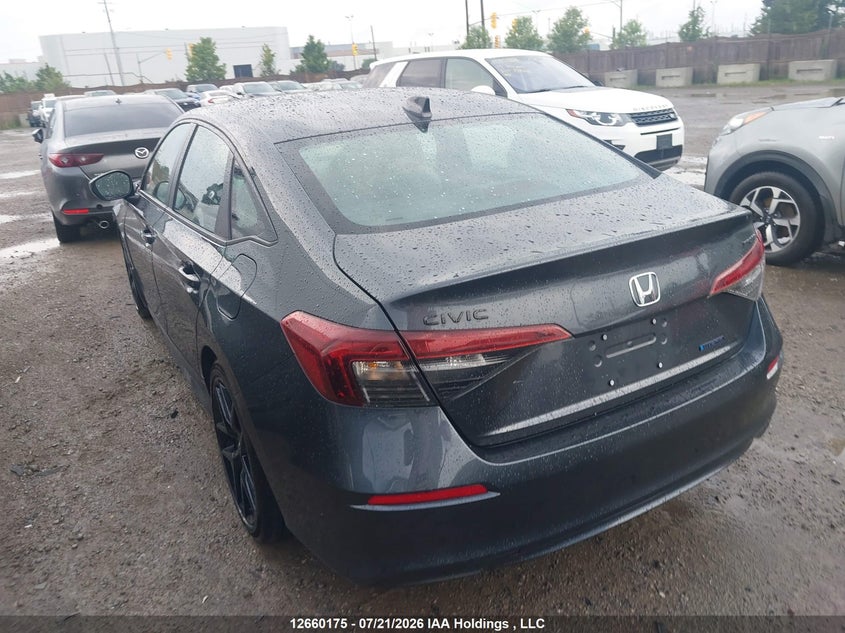 Vin: 2hgfe4f86th006144, lot: 3062476, honda civic sport hybrid/sport touring hybrid 20263