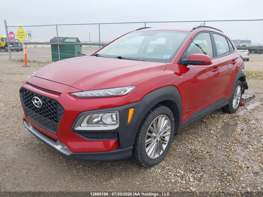 2021 Hyundai Kona Sel, Rear, IAAI, VIN KM8K2CAA6MU730887 — photo 2