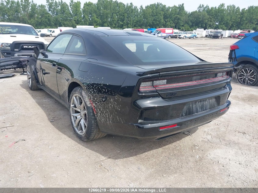 Vin: 2c3cdbck3sr546539, lot: 3062522, dodge charger daytona 20253