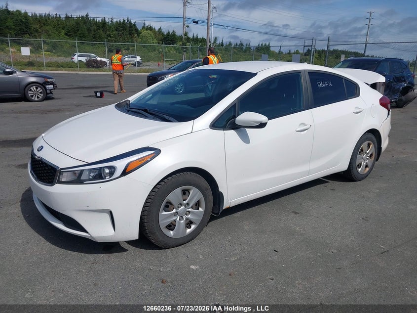 Vin: 3kpfk4a75he006841, lot: 3062539, kia forte lx 20172