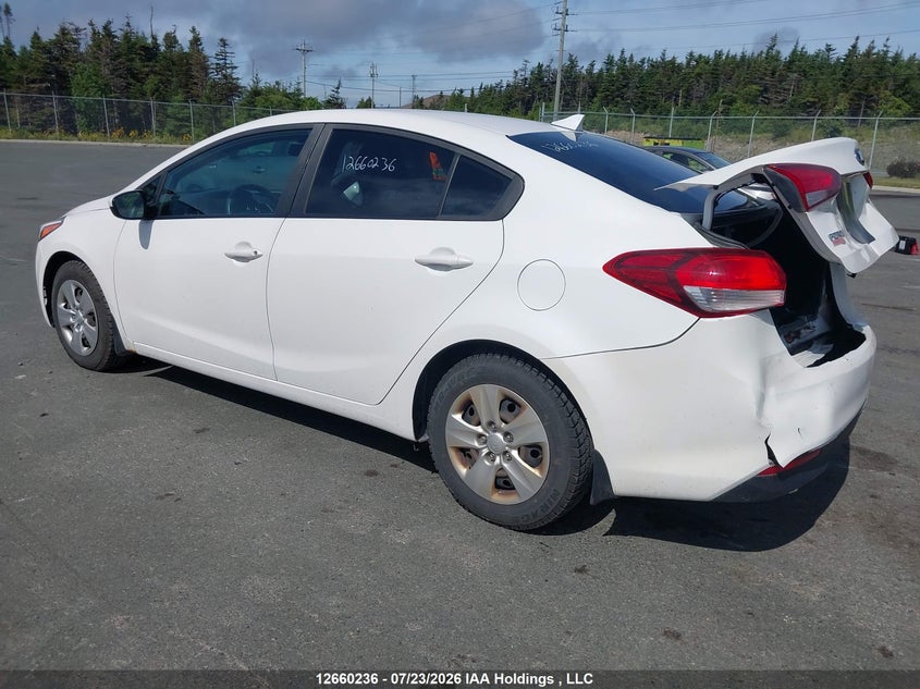 Vin: 3kpfk4a75he006841, lot: 3062539, kia forte lx 20173