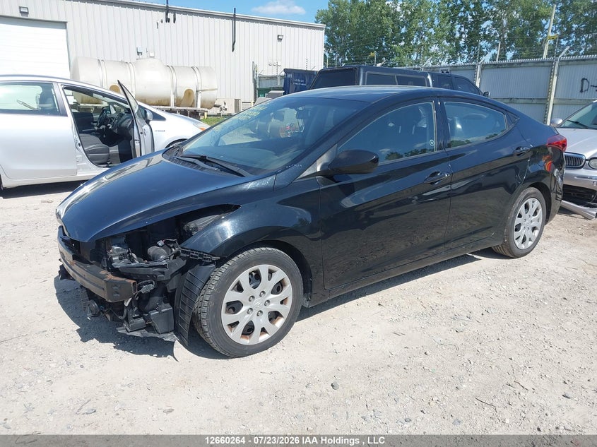 2016 Hyundai Elantra, Удар спереду, IAAI, VIN 5NPDH4AE3GH663250 — фото 2