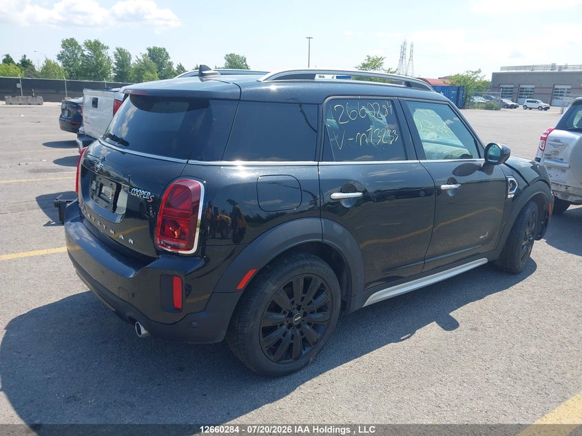 Vin: wmz83br00m3m73233, lot: 3062588, mini cooper s countryman all4 20214