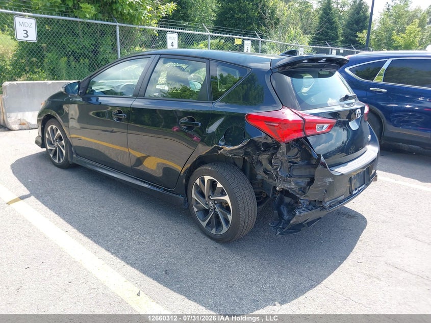 Vin: jtnkarje6hj529622, lot: 3062616, toyota corolla im 20173