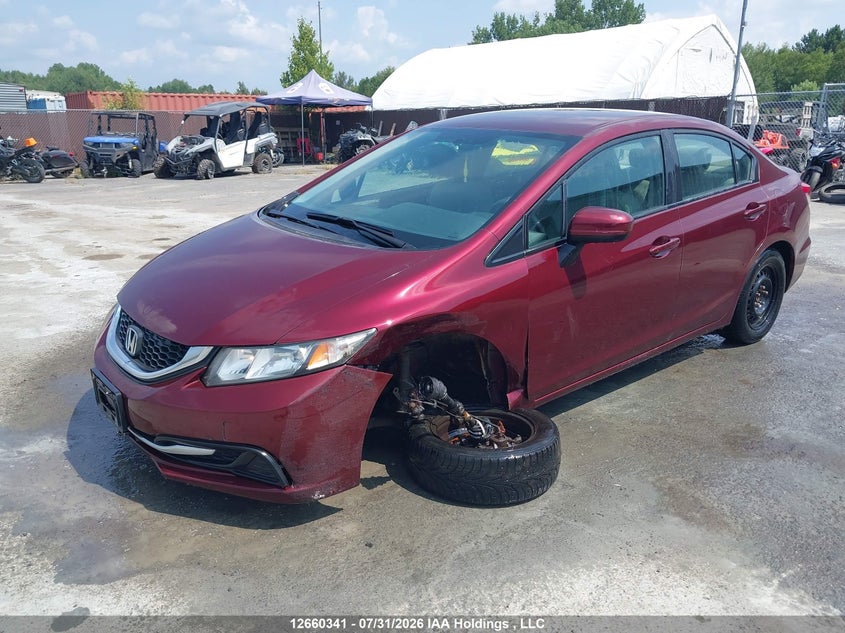 Vin: 2hgfb2f40fh007661, lot: 3062645, honda civic lx 20152