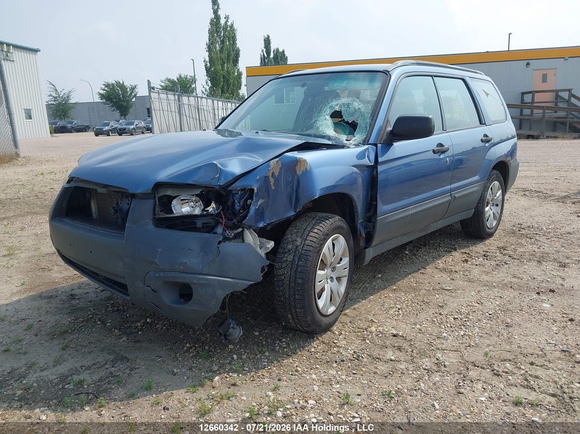 2008 Subaru Forester, Front, IAAI, VIN JF1SG636X8H730489 — photo 2
