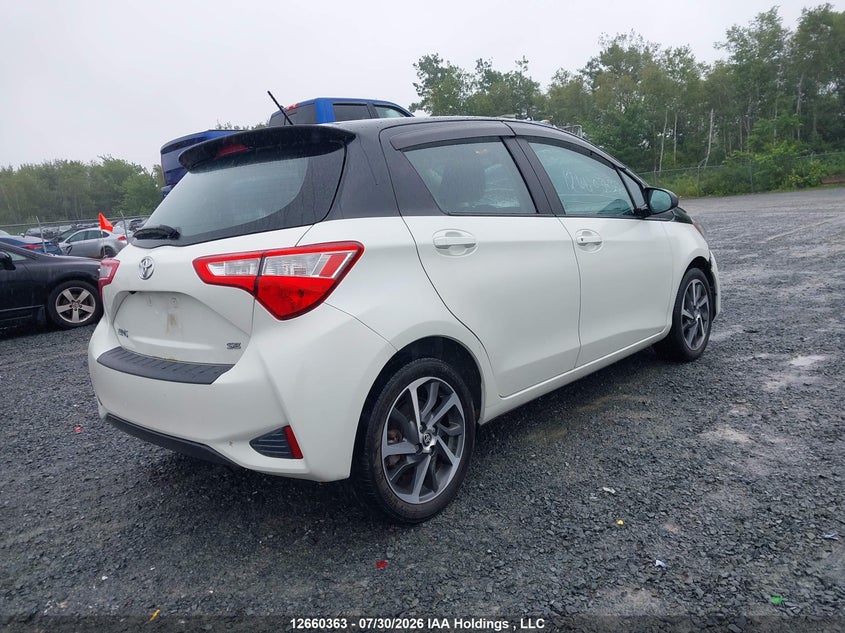 Vin: vnkktud36ja100201, lot: 3062667, toyota yaris se 20184