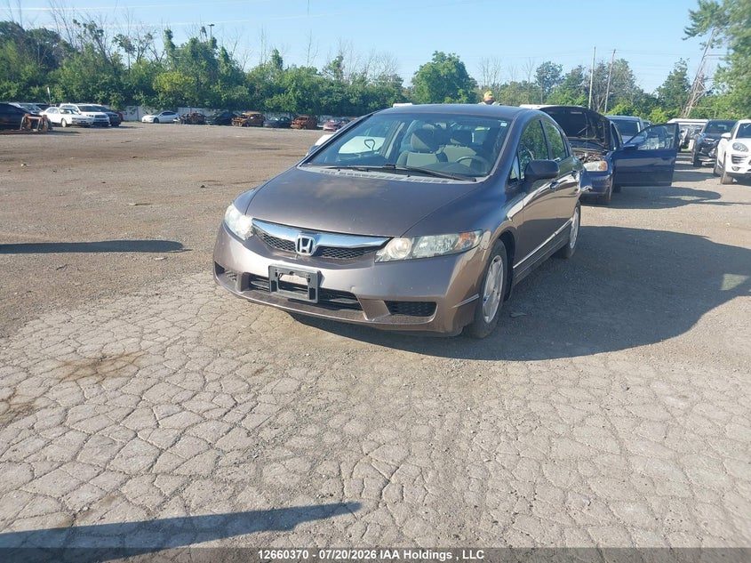 2009 Honda Civic, Rear, IAAI, VIN 2HGFA16409H010321 — photo 2