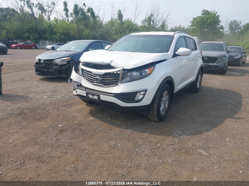 2011 Kia Sportage, Front, IAAI, VIN KNDPB3A22B7150387 — photo 2