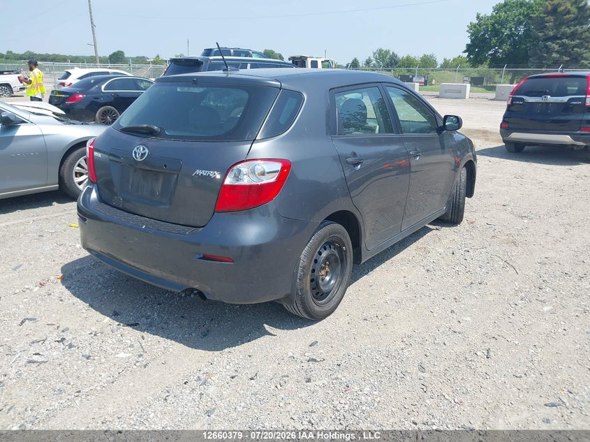 Vin: 2t1ku4ee6ac242128, lot: 3062683, toyota corolla matrix 20104