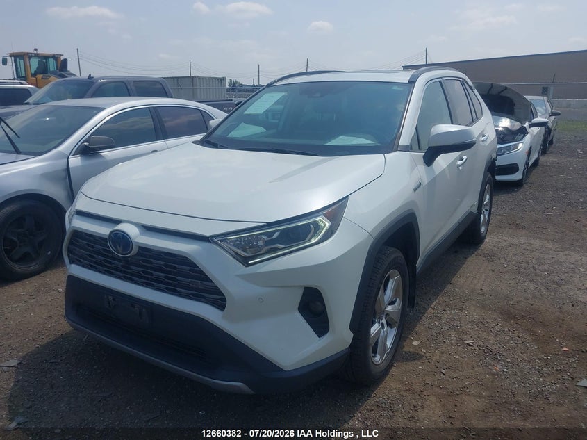 2021 Toyota RAV 4, Rear, IAAI, VIN 2T3DWRFV2MW106216 — photo 2