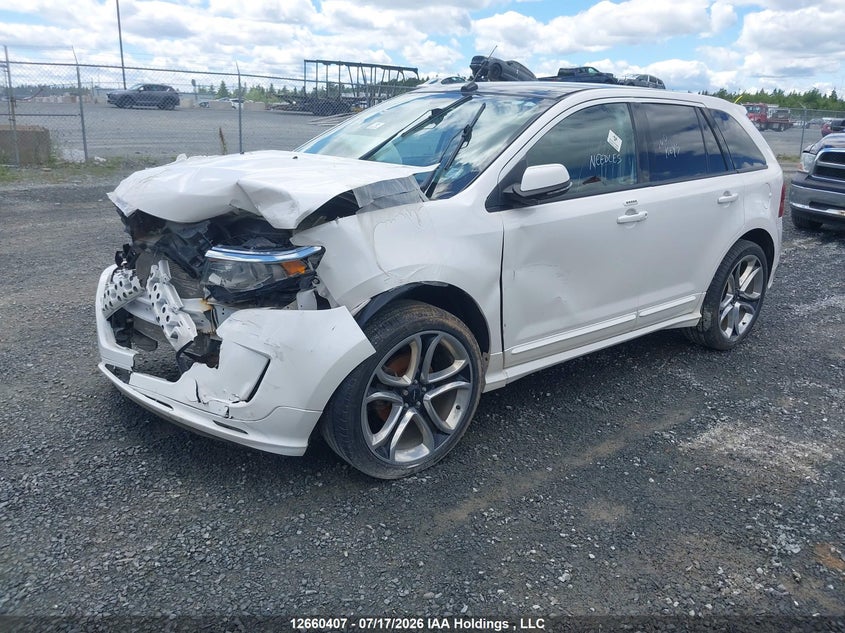 Vin: 2fmdk4ak5ebb69628, lot: 3062711, ford edge sport 20142