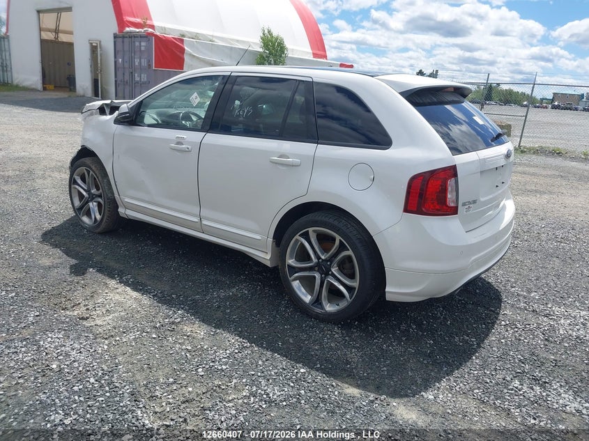 Vin: 2fmdk4ak5ebb69628, lot: 3062711, ford edge sport 20143