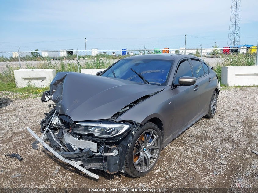 2020 BMW 3er, Front, IAAI, VIN WBA5U9C02LFH15471 — photo 2