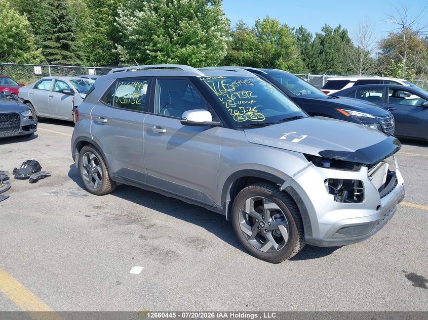 Vin: kmhrc8a34su369392, lot: 3062750, hyundai venue sel/limited 2025 img_1
