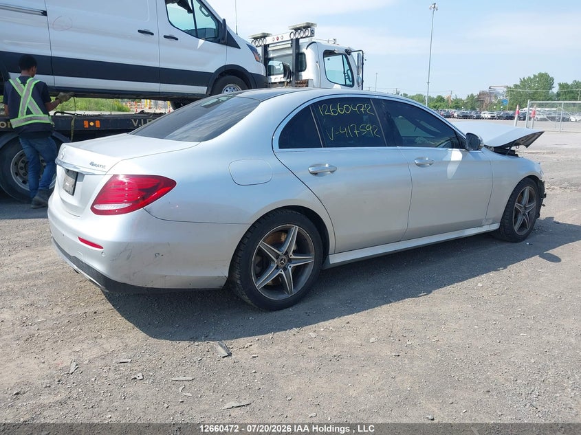 Vin: wddzf6gb6ja417592, lot: 3062777, mercedes-benz e 400 4matic 20184