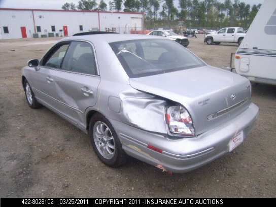 2003 Hyundai Xg350 L VIN: KMHFU45E93A250602 Lot: 8028102