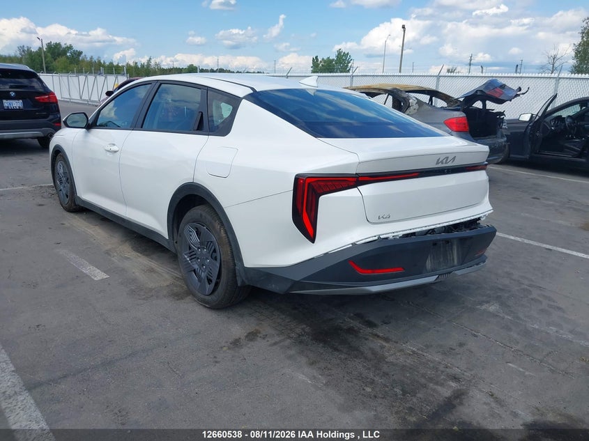 2025 KIA K4 SEDAN 2.0L I-4 DOHC, VVT, 147HP