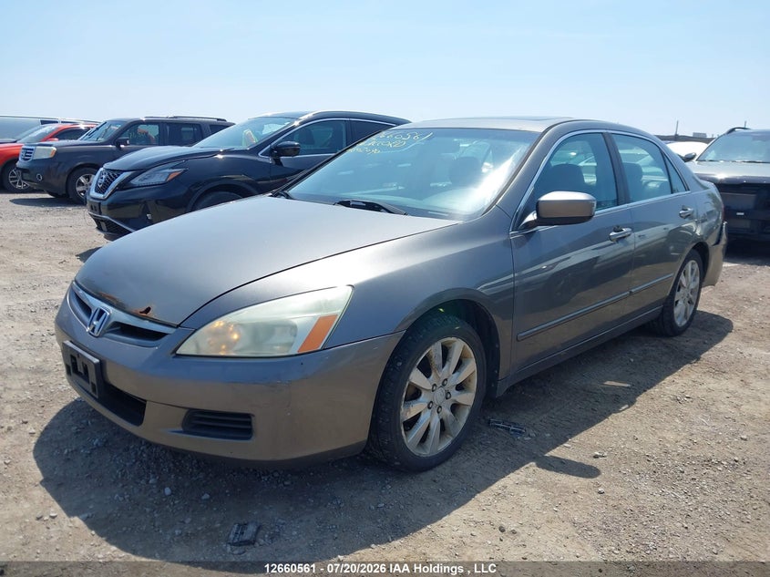 2006 Honda Accord, Удар ззаду, IAAI, VIN 1HGCM66596A802090 — фото 2