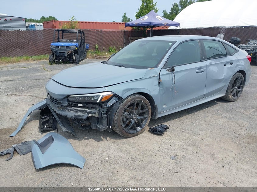 2022 Honda Civic, Front, IAAI, VIN 2HGFE2F57NH107965 — photo 2